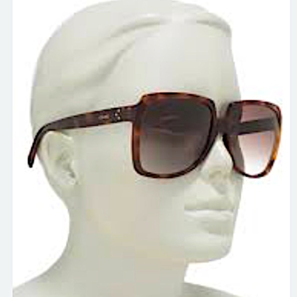 61mm Gradient Square Sunglasses CELINE - Picture 1 of 10